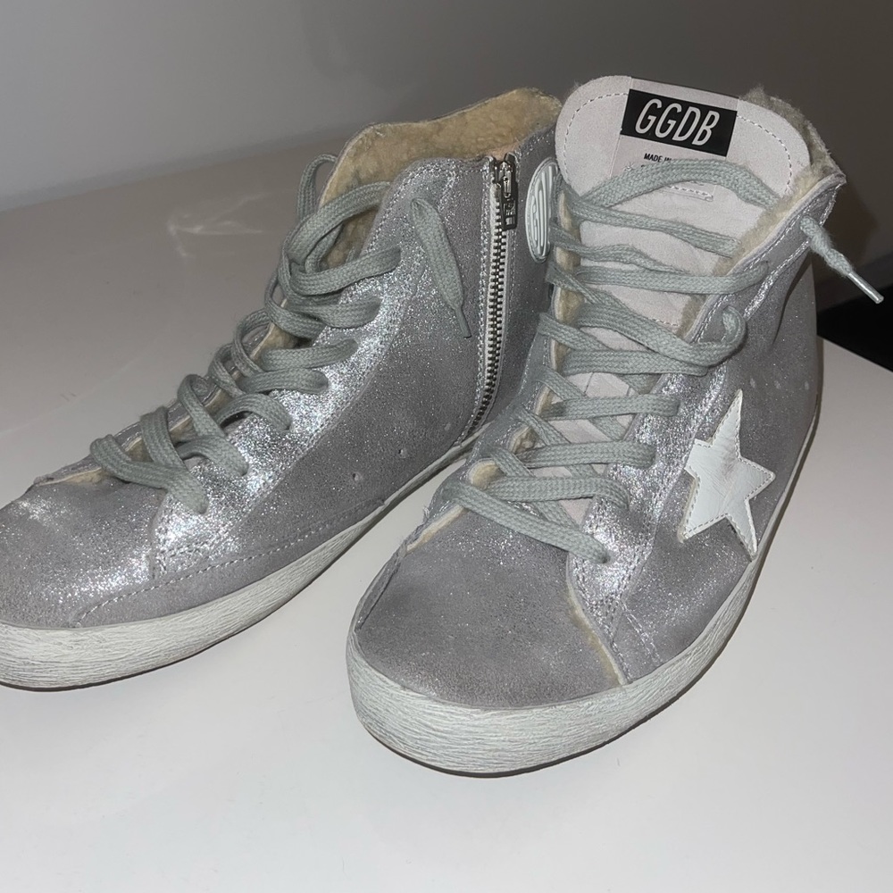 Golden Goose Hi-Top Sneakers! (only worn twice, great condition) size 40